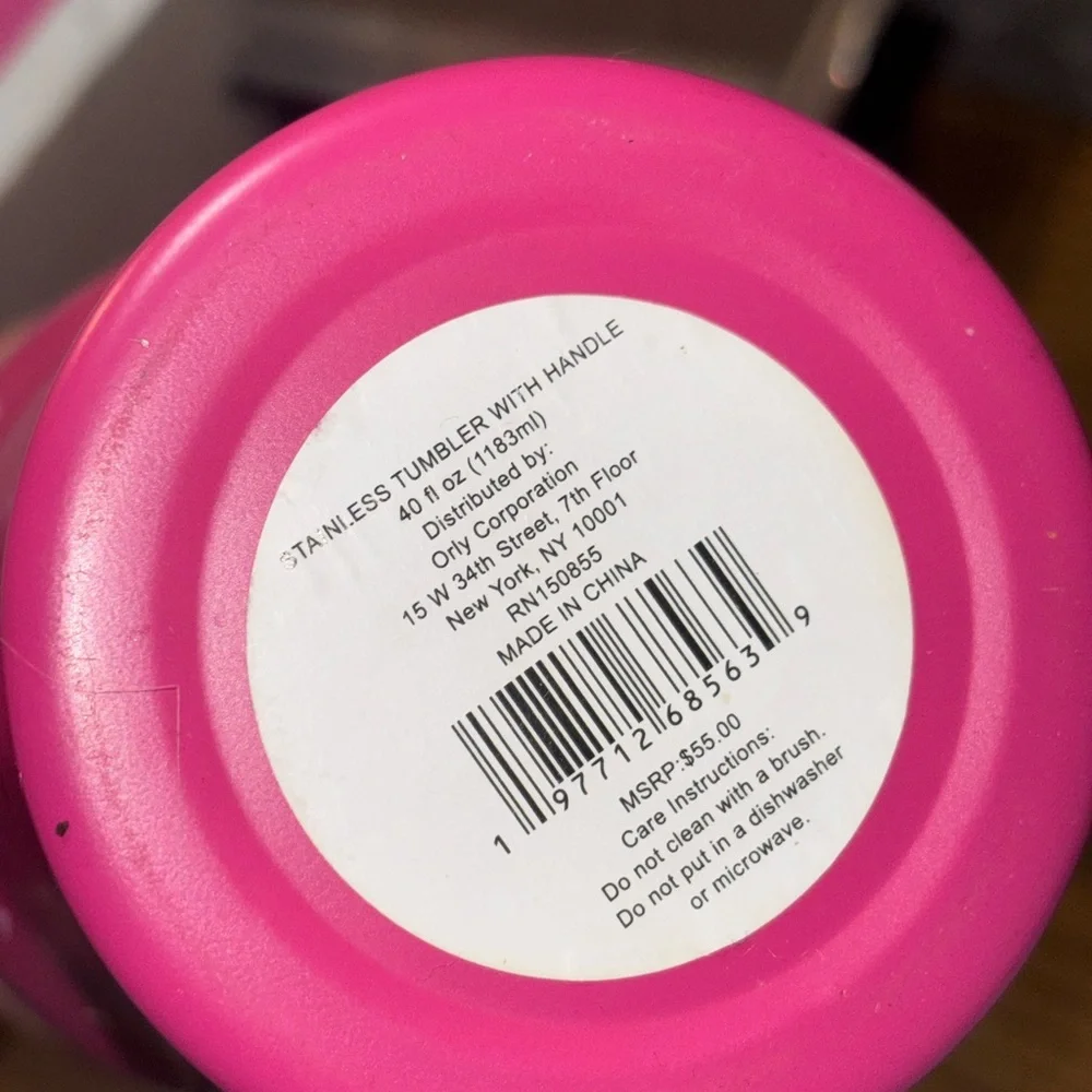 🎀 40oz Pink Bows Tumbler